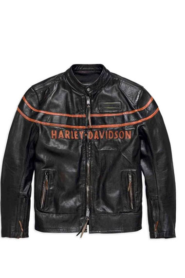 Harley Davidson Motorcycles Double Ton Black Biker Jacket