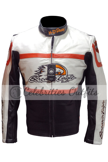 Harley Davidson Motorcycles Screamin Eagle Black Biker Jacket