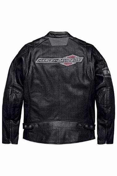 Harley Davidson Motorcycles Mens Manta Biker Leather Jacket
