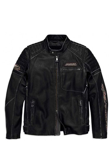 Harley Davidson Motorcycles Screamin Eagle Black Biker Jacket