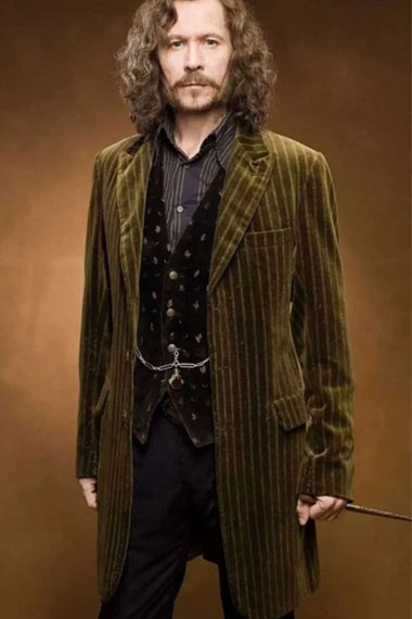 Sirius Black Harry Potter Gary Oldman Corduroy Trench Coat