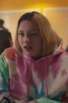 Imogen Heaney Heartstopper Rhea Norwood Pink Bomber Hoodie