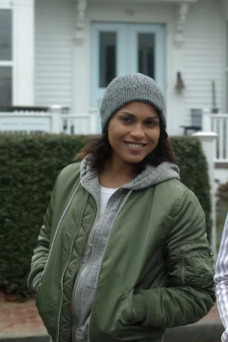 Jackie Quinones Monica Raymund Hightown Green Bomber Jacket