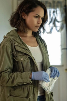 Jackie Quinones Monica Raymund Hightown Green Hooded Jacket