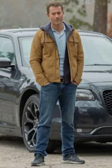 James Badge Dale Hightown Ray Abruzzo Beige Cotton Jacket