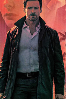 Nick Bannister Reminiscence Hugh Jackman Black Cotton Coat