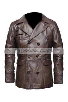 Inglourious Basterds Brad Pitt Brown Leather Jacket