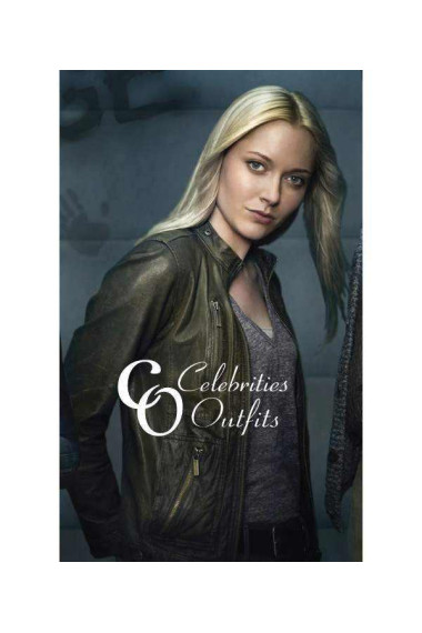 Georgina Haig Fringe TV Show Leather Jacket