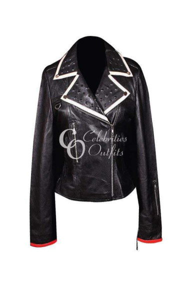 Noomi Rapace Girl With Dragon Tattoo Black Leather Jacket