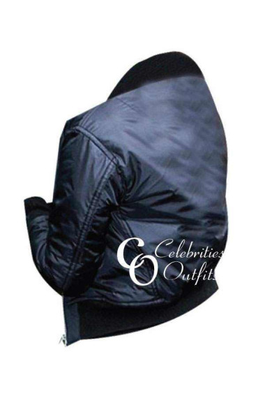 kim-kardashian-black-bomber-jacket