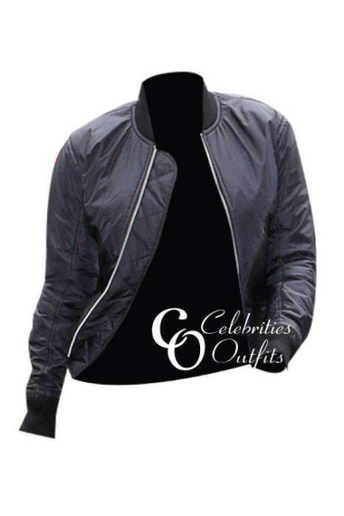 kim-kardashian-black-bomber-jacket