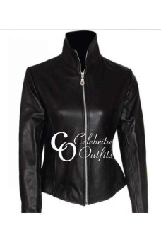 Moon Bloodgood Terminator 4 Salvation Black Leather Jacket