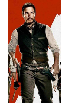 Josh Faraday Magnificent Seven Chris Pratt Brown Suede Vest