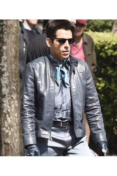 Zoolander 2 Ben Stiller Derek Black Leather Jacket