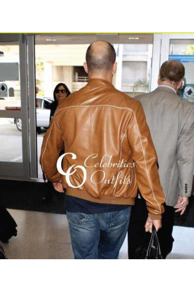 jason-statham-brown-bomber-leather-jacket