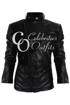 Staying Alive John Travolta Black Leather Jacket