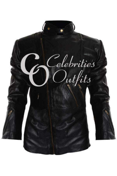 Staying Alive John Travolta Black Leather Jacket