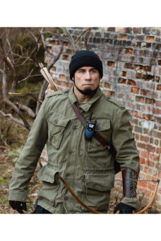 John Travolta Killing Season Green Cotton Jacket
