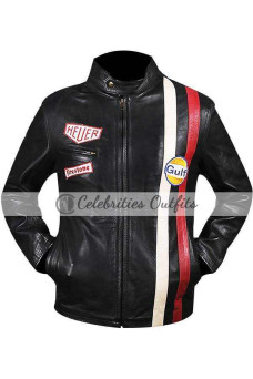 Steve Mcqueen Le Mans Motorcycle Gulf Jacket