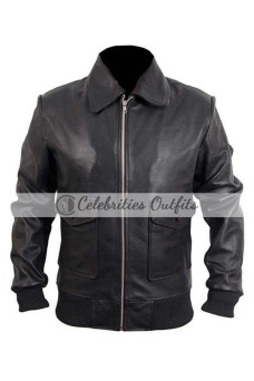 Pierce Brosnan The November Man Black Bomber Jacket