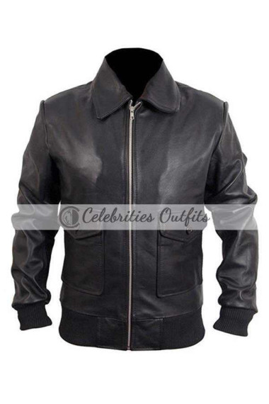 Pierce Brosnan The November Man Black Bomber Jacket