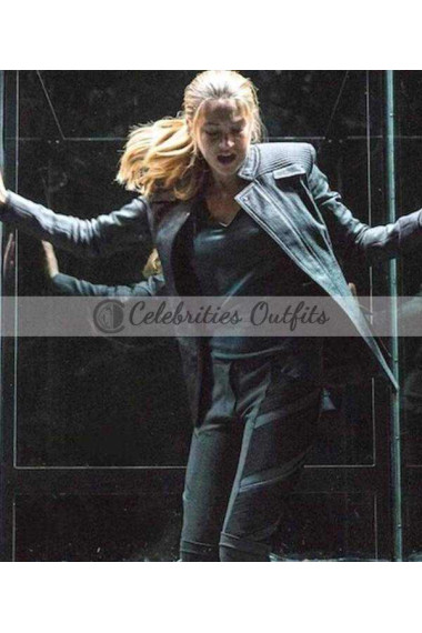 Divergent Shailene Woodley Tris Black Leather Jacket