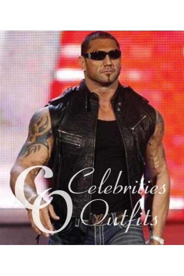 wwe-dave-batista-black-leather-vest