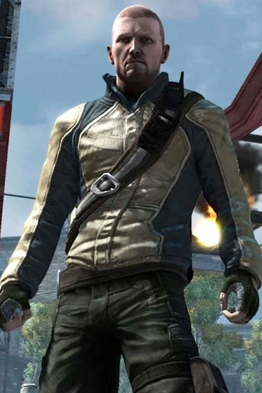 Cole MacGrath Infamous Gaming White Cosplay Leather Jacket