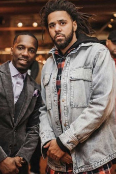 Mens J Cole Concert Street Casual Bomber Blue Denim Jacket