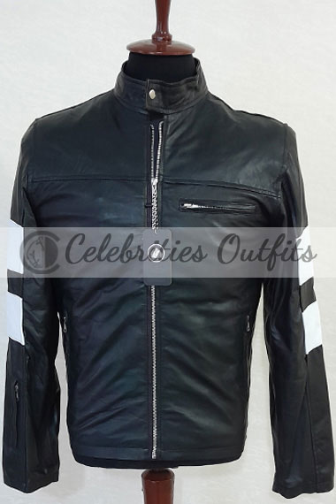 Keanu Reeves John Wick Chapter 2 Biker Black Leather Jacket