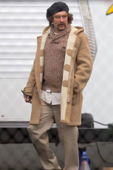 Yoga Hosers Movie Johnny Depp Guy Lapointe Brown Wool Coat