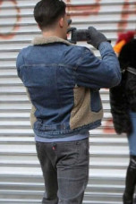 Katy Keene KO Kelly Zane Holtz Sherpa Blue Denim Jacket zane-holtz-katy-keene-jacket