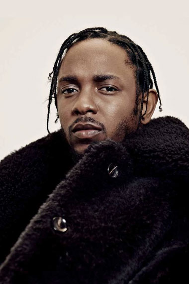 Casual Kendrick Lamar GQ Mens Black Shearling Long Coat
