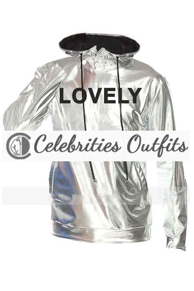 Kendrick Lamar Lovely Mens Silver Cotton Pullover Hoodie