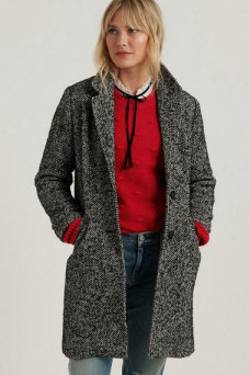Mary Hollis Inboden Kevin Can Fuck Himself Grey Trench Coat
