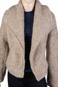 Killing Eve TV Series Jodie Comer Villanelle Beige Fur Jacket