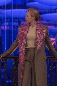 Villanelle Killing Eve Jodie Comer Brown Floral Trench Coat