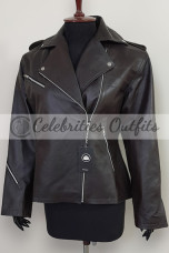Killing Eve Villanelle Jodie Comer Bomber Brown Leather Jacket killing-eve-jodie-comer-jacket