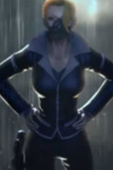 Mature King of Fighters Destiny Black Cosplay Leather Jacket