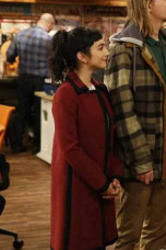 Last Man Standing Molly Ephraim Mandy Baxter Maroon Wool Coat molly-baxter-last-man-standing-coat