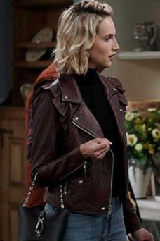 Mandy Baxter Molly McCook Last Man Standing Biker Jacket