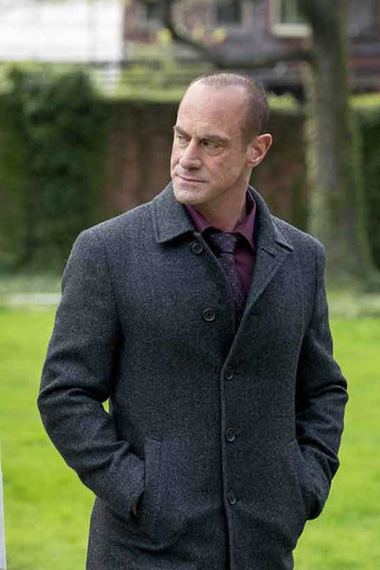 Elliot Stabler Christopher Meloni Law And Order Grey Wool Coat