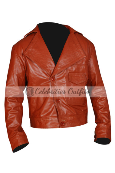 The Aviator Leonardo DiCaprio Brown Leather Jacket