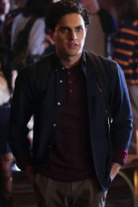 Aria Shahghasemi Landon Kirby Legacies Blue Cotton Jacket landan-legacies-aria-blue-jacket