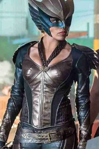 Legends of Tomorrow Hawkgirl Ciara Renee Brown Leather Jacket