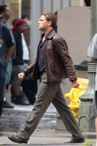 Inception Dominick Cobb Leonardo DiCaprio Brown Leather Jacket