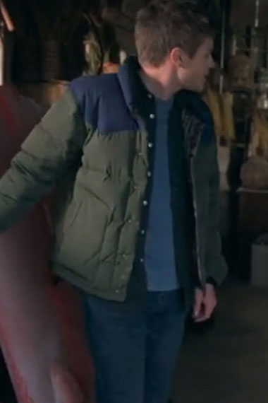 Locke And Key Connor Jessup Tyler Locke Quilted Puffer Jacket