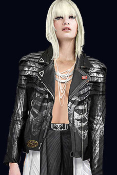Ivrina Love Death Robots Christine Adams Black Quilted Jacket