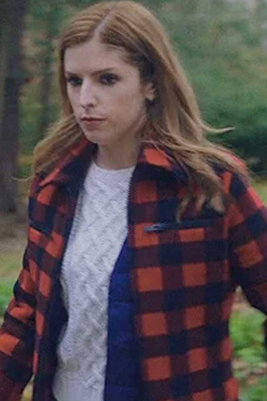 Anna Kendrick Darby Carter Love Life Checked Plaid Jacket