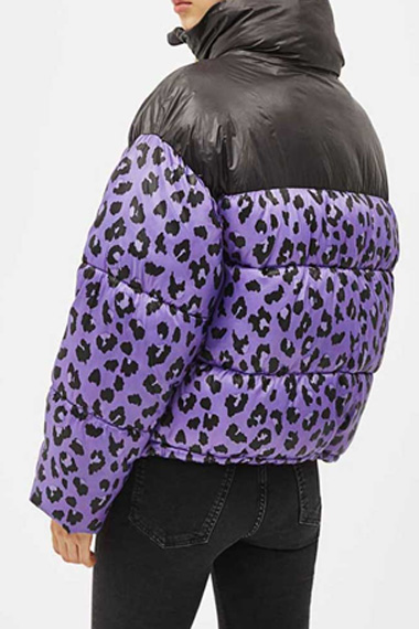 Zoe Chao Sara Yang Love Life Purple Parachute Puffer Jacket